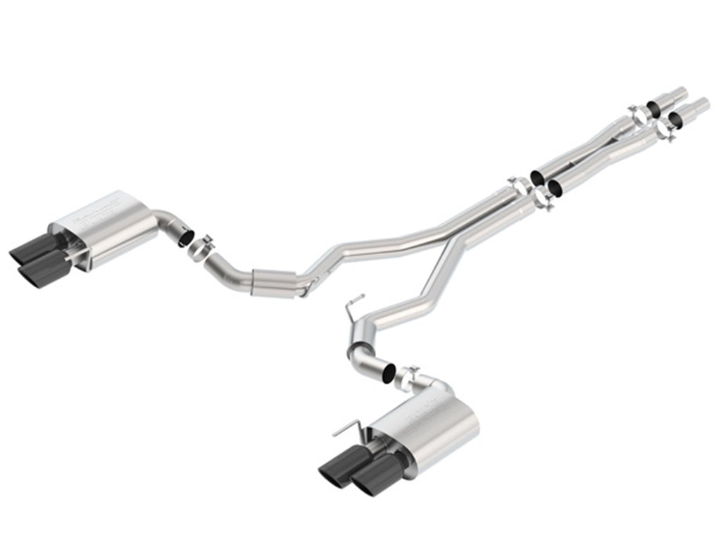Borla 140745BC S-Type Cat-Back Exhaust System Fits 18-23 Mustang