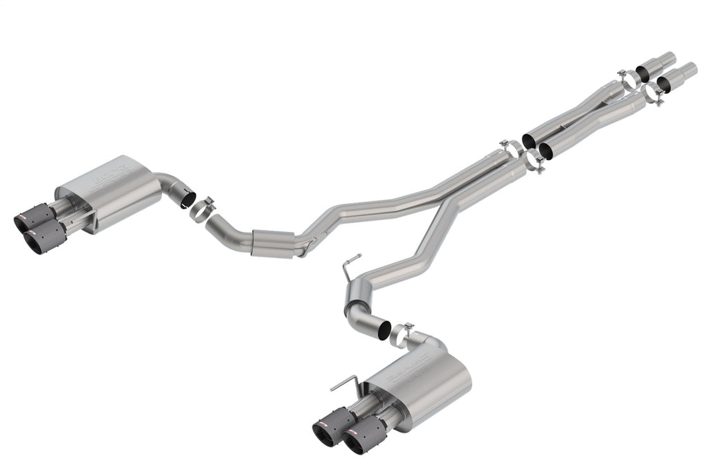 Borla 140745CFBA S-Type Cat-Back Exhaust System Fits 18-22 Mustang