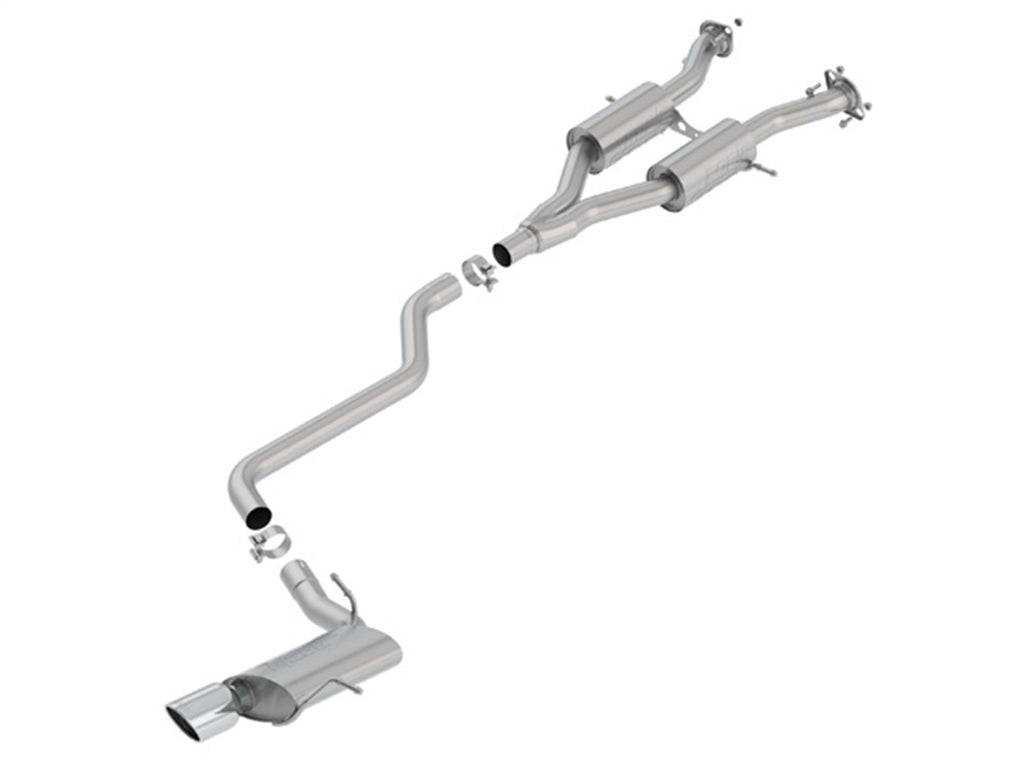 Borla 140748 S-Type Cat-Back Exhaust System Fits 14-21 Grand Cherokee (WK2)