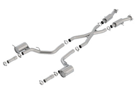 Borla 140755 S-Type Cat-Back Exhaust System Fits 18-21 Grand Cherokee (WK2)