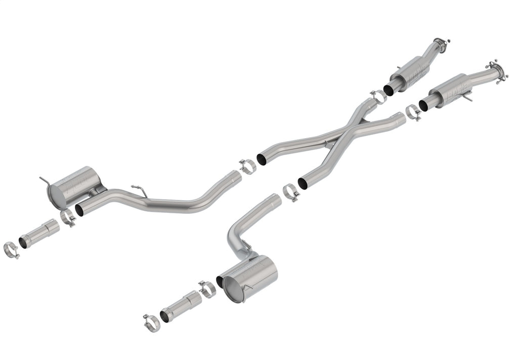 Borla 140756 ATAK Cat-Back Exhaust System Fits 18-21 Grand Cherokee (WK2)