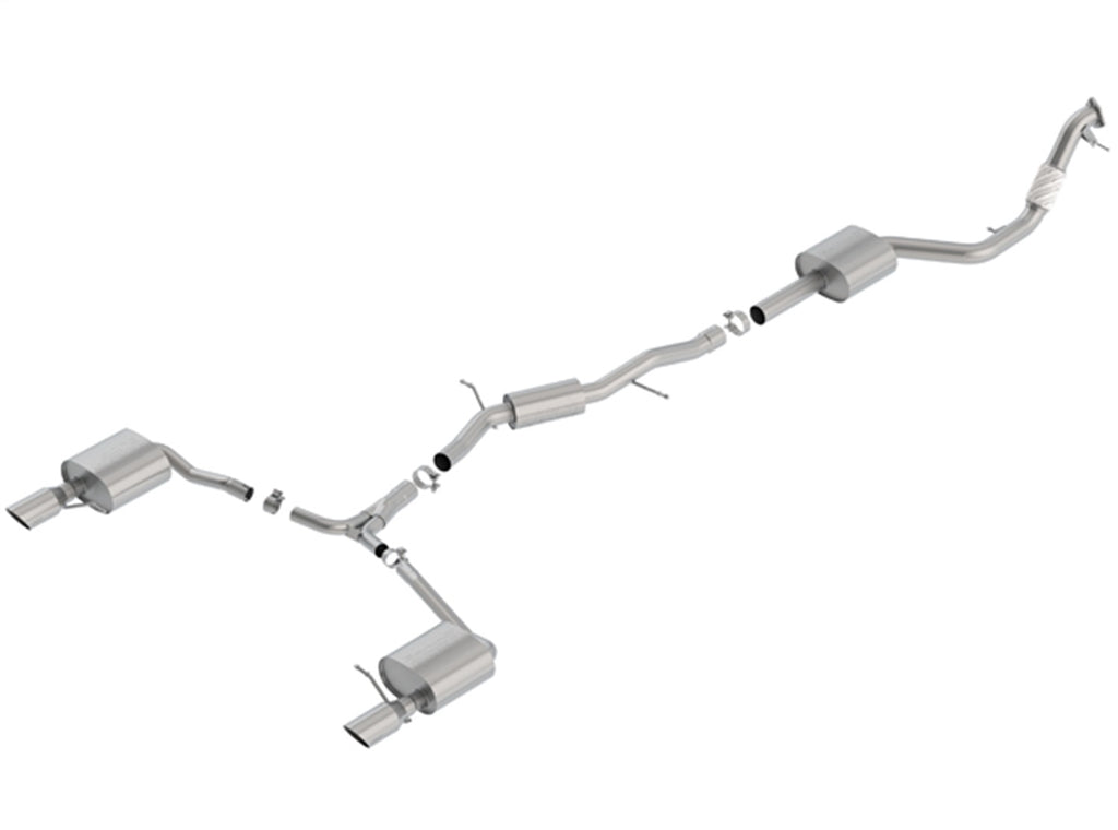 Borla 140759SB ATAK Cat-Back Exhaust System Fits 17-19 A4 allroad