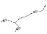 Borla 140761 S-Type Cat-Back Exhaust System Fits 15-20 A4 Quattro S3