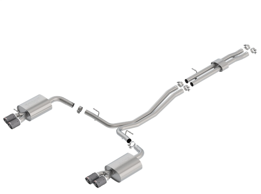 Borla 140765CF S-Type Cat-Back Exhaust System Fits 19 Explorer