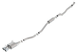 Borla 140777 S-Type Cat-Back Exhaust System Fits 17-20 Civic