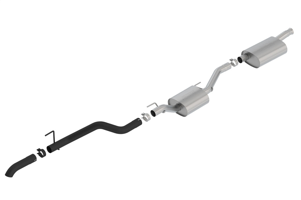 Borla 140808CB Touring Cat-Back Exhaust System Fits Gladiator Pickup Gladiator