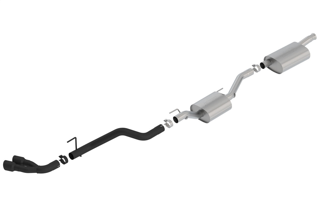 Borla 140811CB Touring Cat-Back Exhaust System Fits Gladiator Pickup Gladiator
