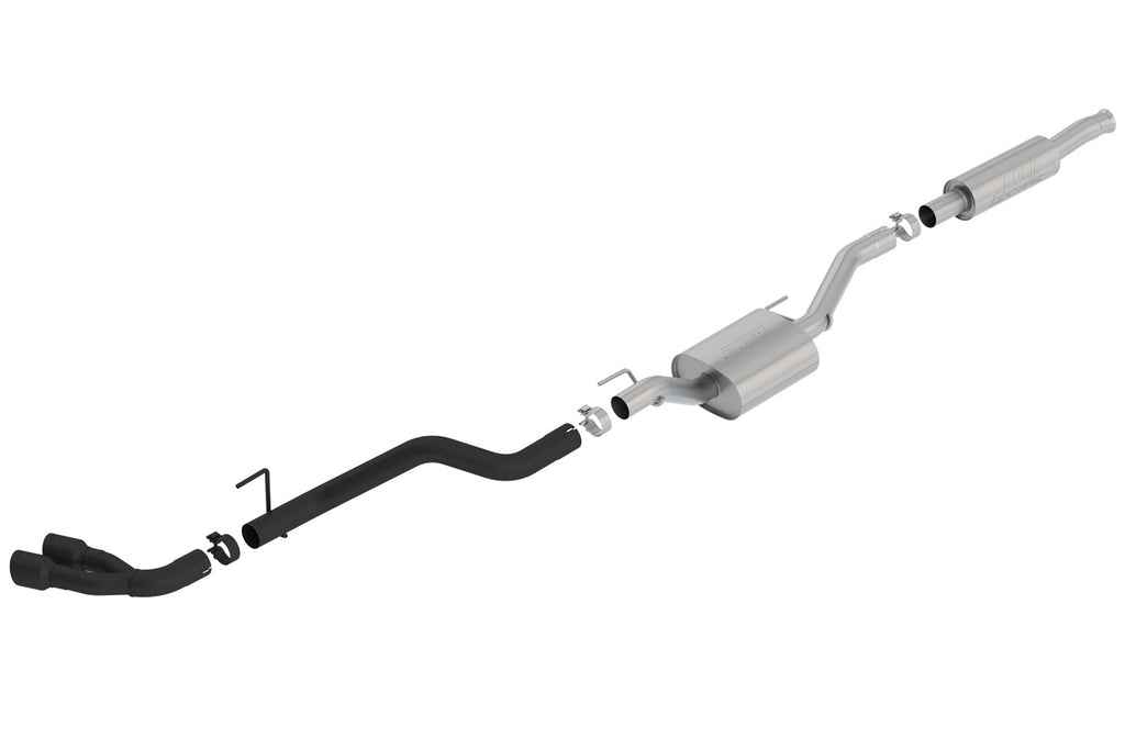Borla 140812CB S-Type Cat-Back Exhaust System Fits Gladiator Pickup Gladiator
