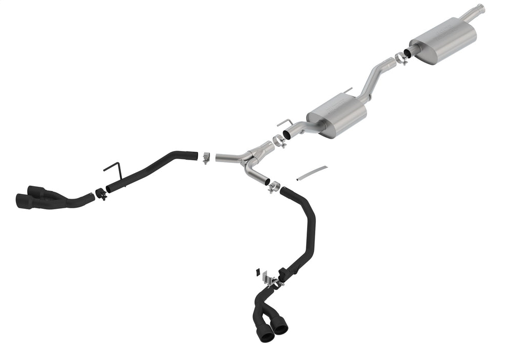 Borla 140814CB Touring Cat-Back Exhaust System Fits Gladiator Pickup Gladiator
