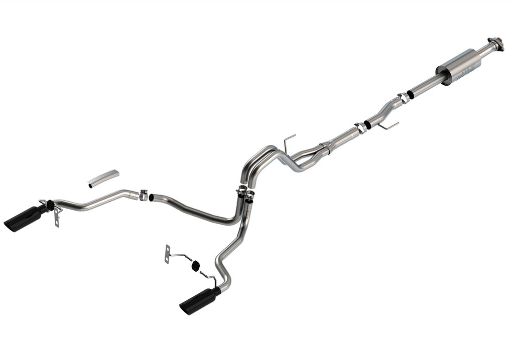 Borla 140863BC S-Type Cat-Back Exhaust System Fits 21-24 F-150