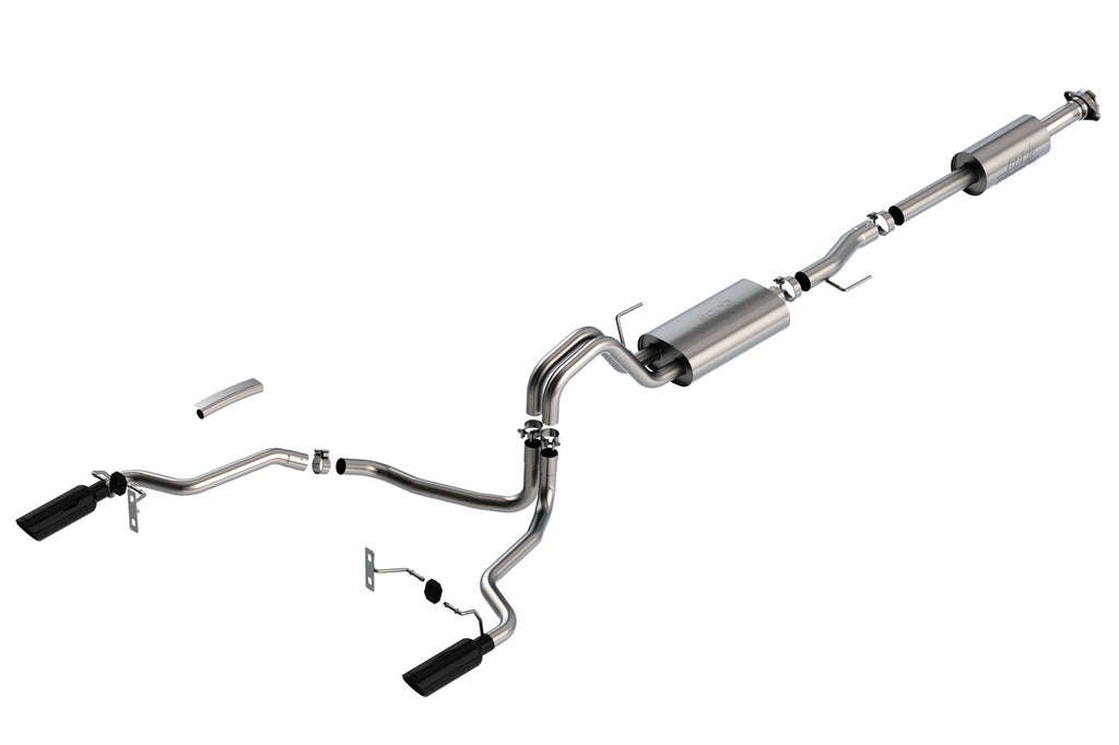 Borla 140865BC Touring Cat-Back Exhaust System Fits 21-24 F-150