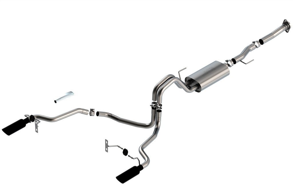 Borla 140868BC S-Type Cat-Back Exhaust System Fits 21-24 F-150