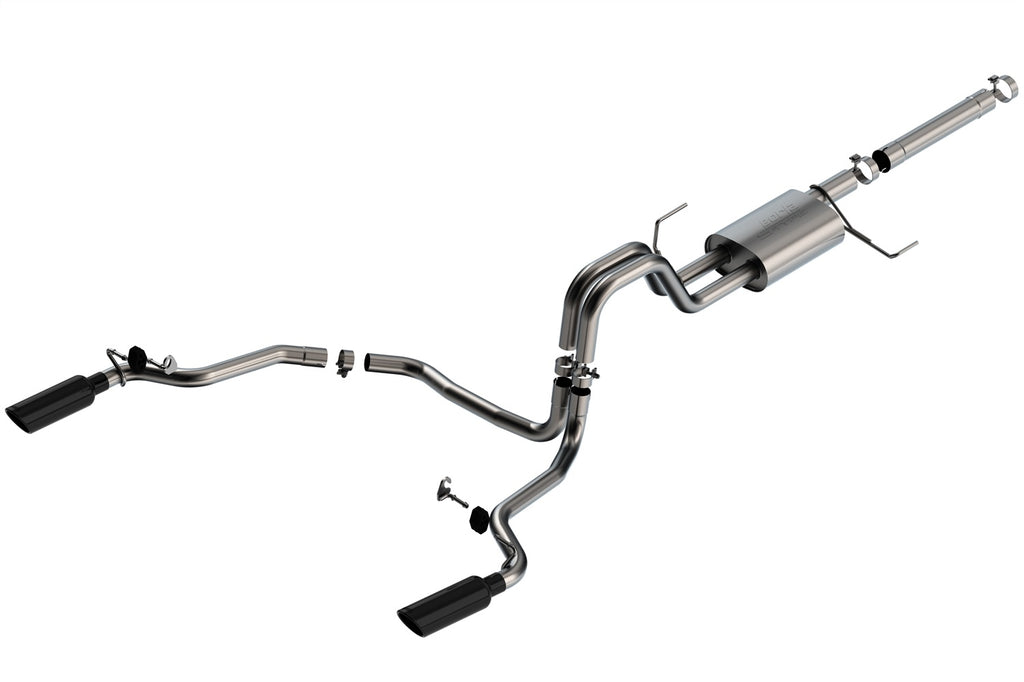 Borla 140903BC S-Type Cat-Back Exhaust System Fits 21-24 F-150