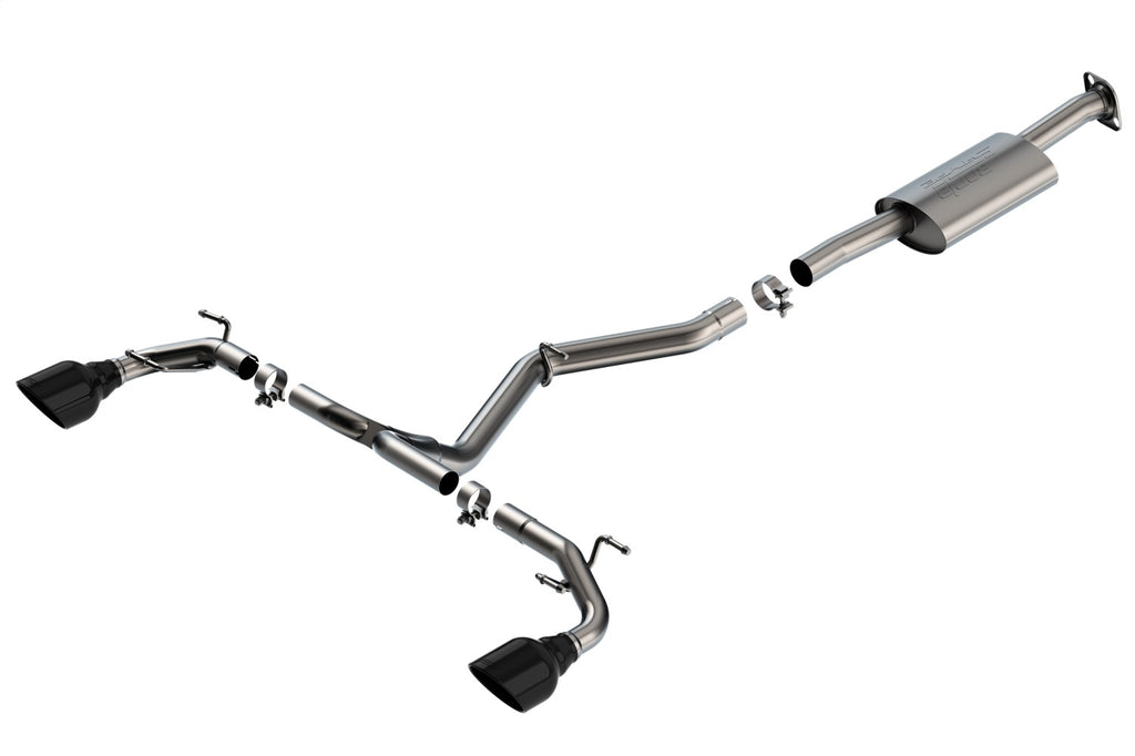 Borla 140909BC S-Type Cat-Back Exhaust System Fits 22-24 BRZ GR86