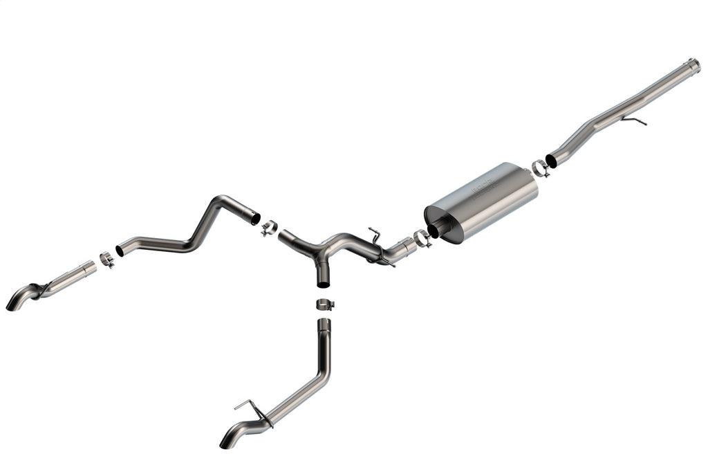 Borla 140913 Touring Cat-Back Exhaust System Fits Sierra 1500 Silverado 1500