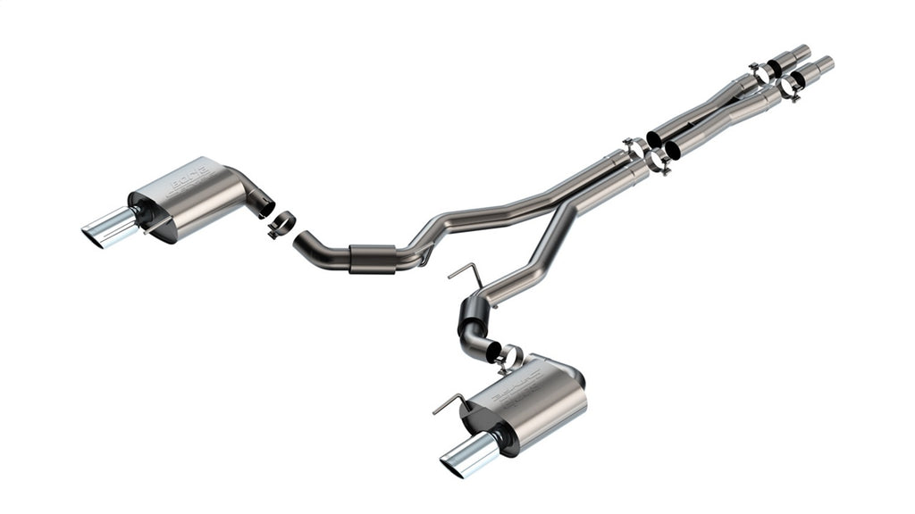 Borla 140960 S-Type Cat-Back Exhaust System Fits 24 Mustang