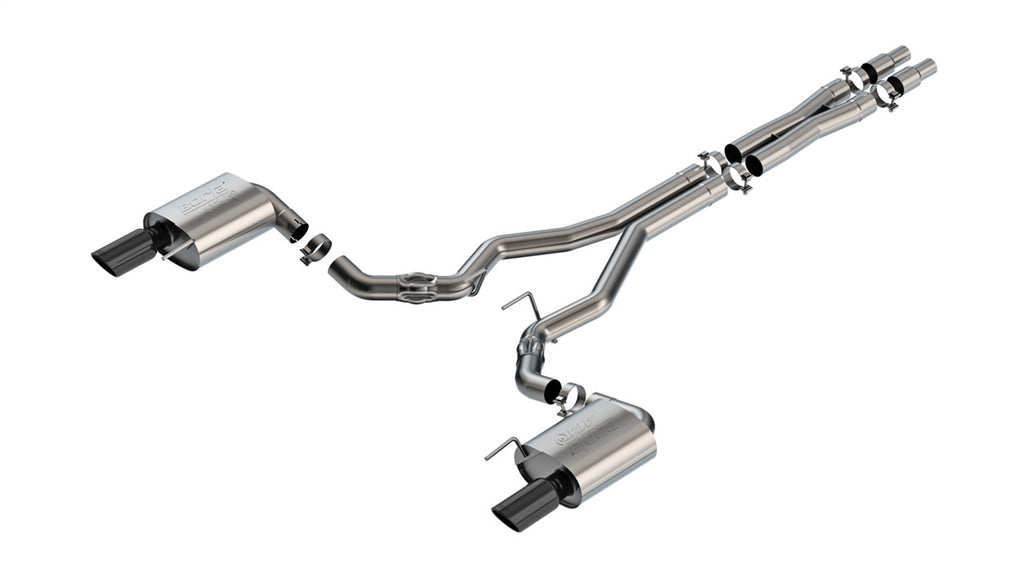 Borla 140961BC ATAK Cat-Back Exhaust System Fits 24 Mustang