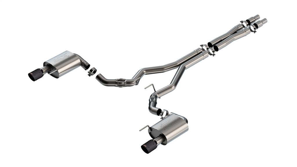 Borla 140961CFBA ATAK Cat-Back Exhaust System Fits 24 Mustang