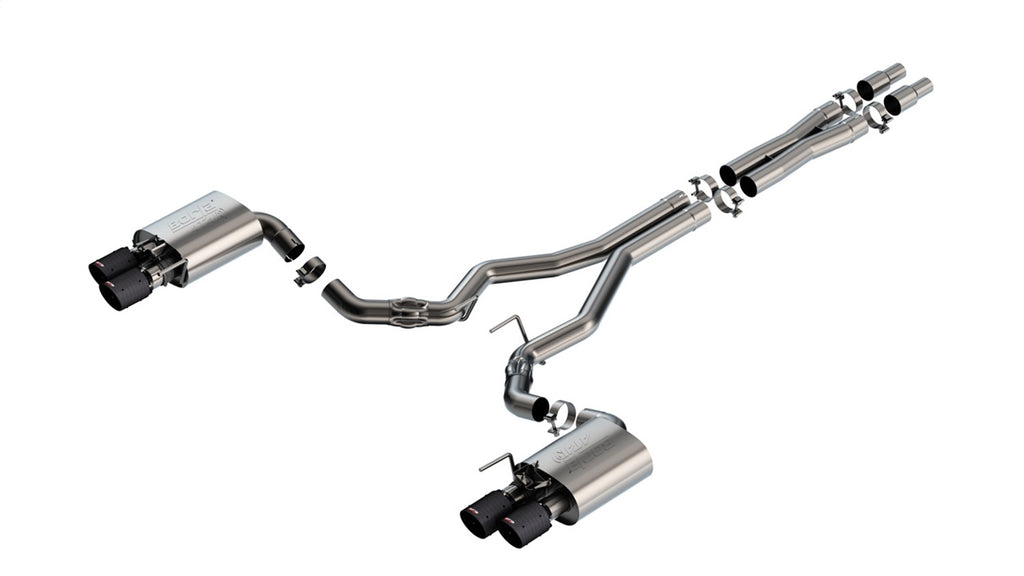 Borla 140963CFBA ATAK Cat-Back Exhaust System Fits 24 Mustang