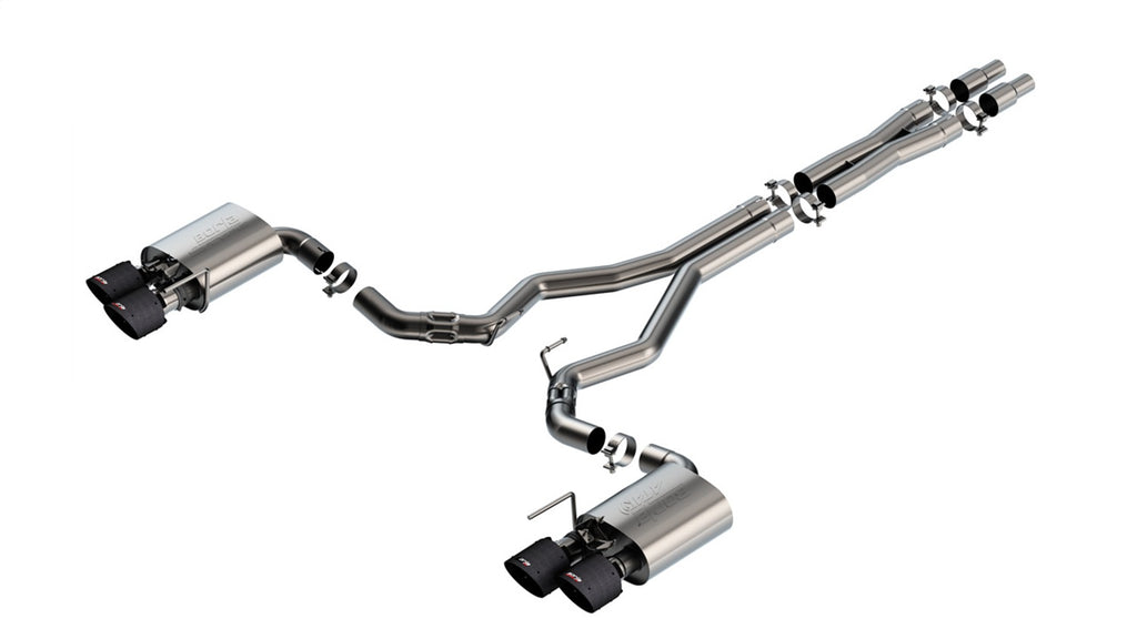 Borla 140965CFBA ATAK Cat-Back Exhaust System Fits 24 Mustang