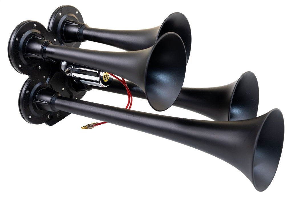Kleinn Automotive Air Horns 141-1 Black Quad Horn