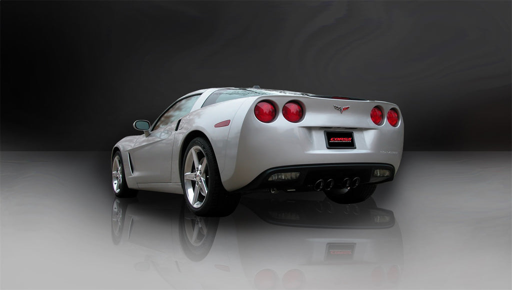 Corsa Performance 14108CBBLK Sport Cat-Back Exhaust System Fits 09-13 Corvette
