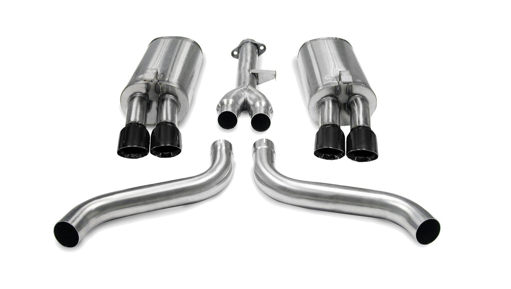 Corsa Performance 14115BLK Sport Cat-Back Exhaust System Fits 86-91 Corvette