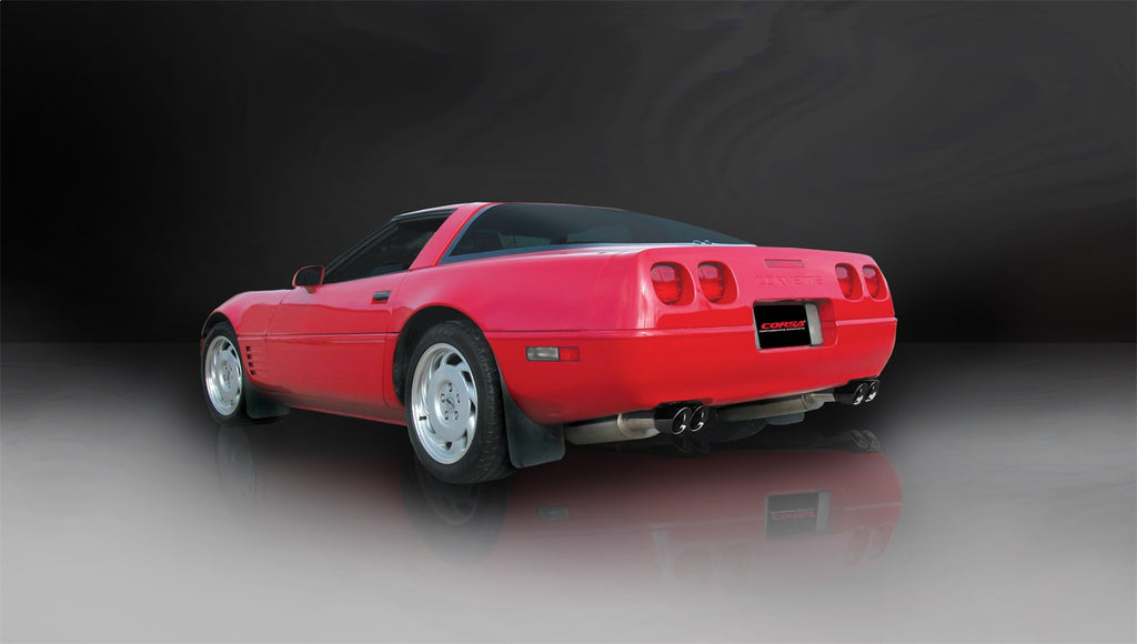 Corsa Performance 14115BLK Sport Cat-Back Exhaust System Fits 86-91 Corvette