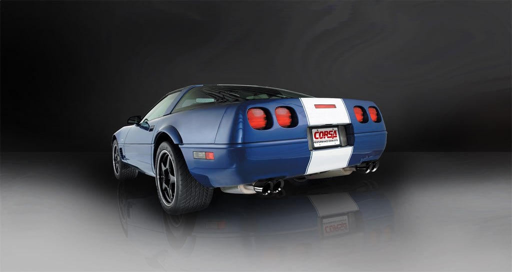 Corsa Performance 14118BLK Sport Cat-Back Exhaust System Fits 96 Corvette