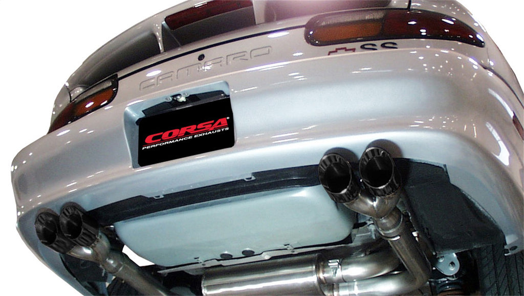 Corsa Performance 14143BLK Sport Cat-Back Exhaust System Fits Camaro Firebird