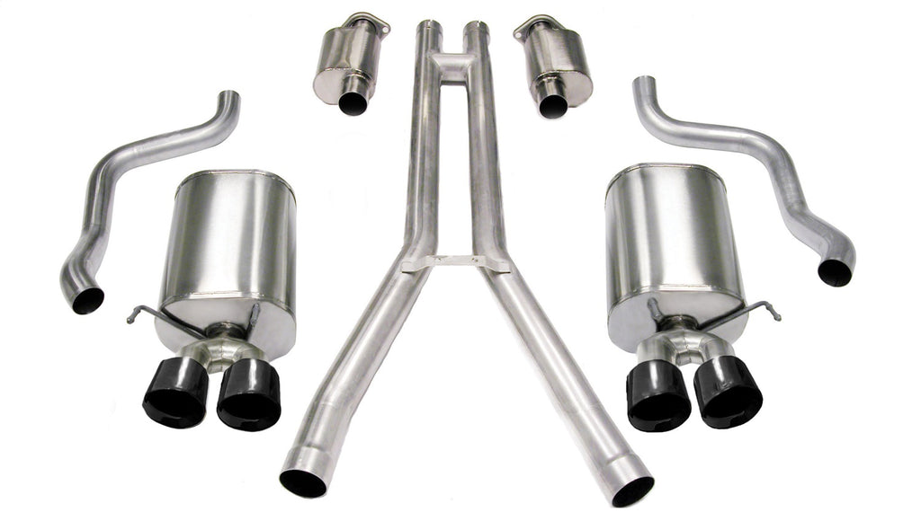 Corsa Performance 14156BLK Sport Cat-Back Exhaust System Fits 04-08 XLR