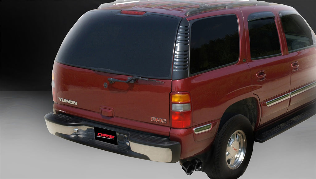 Corsa Performance 14232BLK Sport Cat-Back Exhaust System Fits 02-06 Tahoe Yukon