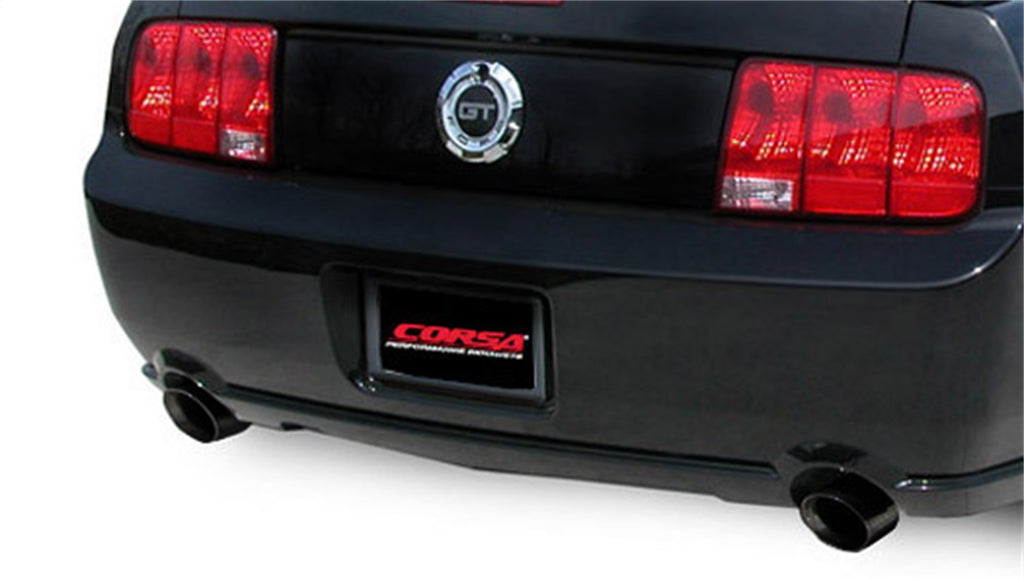Corsa Performance 14311BLK Sport Axle-Back Exhaust System Fits 05-10 Mustang