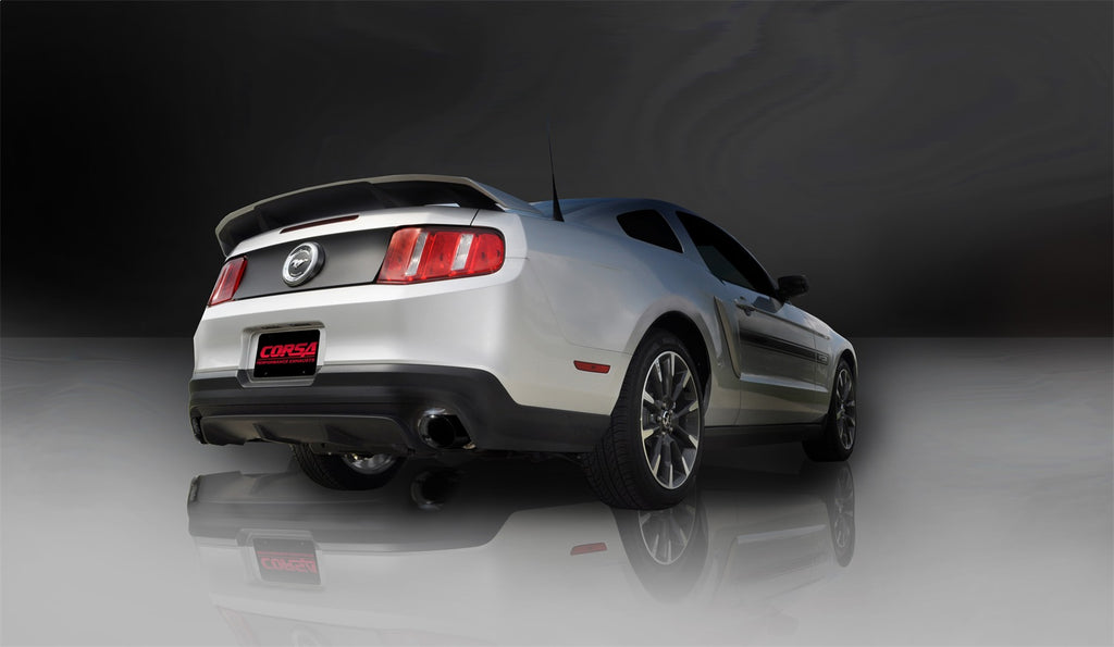 Corsa Performance 14316BLK Sport Axle-Back Exhaust System Fits 11-14 Mustang