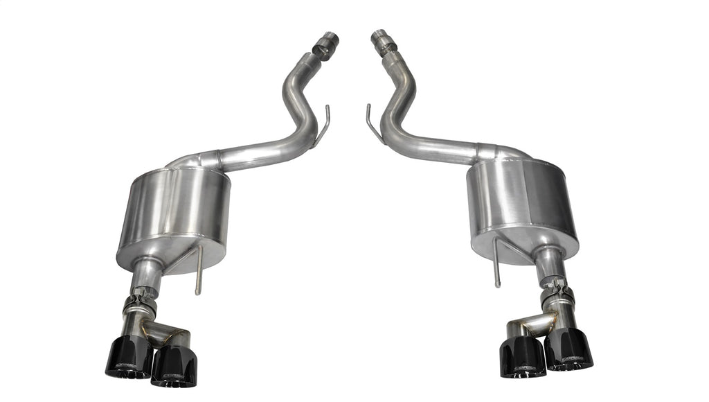Corsa Performance 14334BLK Sport Axle-Back Exhaust System Fits 15-18 Mustang