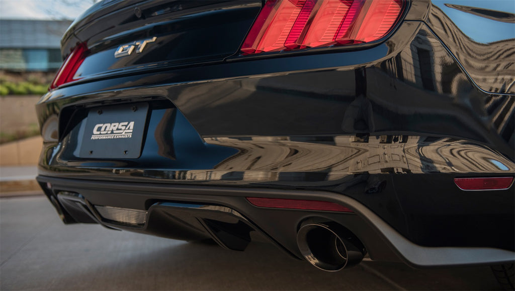 Corsa Performance 14342BLK Xtreme Cat-Back Exhaust System Fits 15-17 Mustang