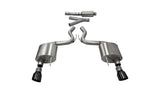 Corsa Performance 14343BLK Sport Cat-Back Exhaust System Fits 15-23 Mustang