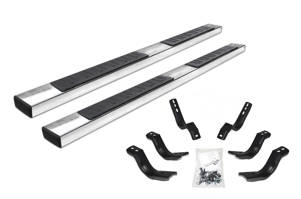 Go Rhino 6862409787PS 6 in. OE Xtreme II Side Steps w/Mounting Brackets Kit