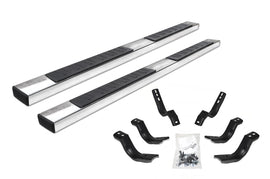 Go Rhino 6862404687PS 6 in. OE Xtreme II Side Steps w/Mounting Brackets Kit