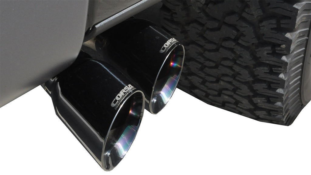 Corsa Performance 14392BLK Sport Cat-Back Exhaust System Fits 11-14 F-150