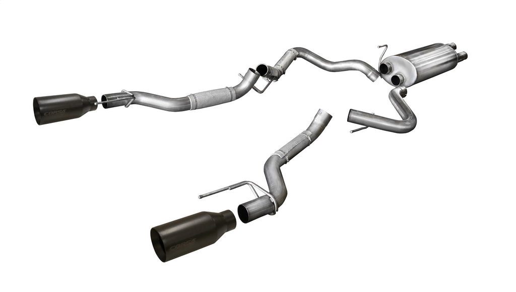 Corsa Performance 14397BPC Sport Cat-Back Exhaust System Fits 17-20 F-150