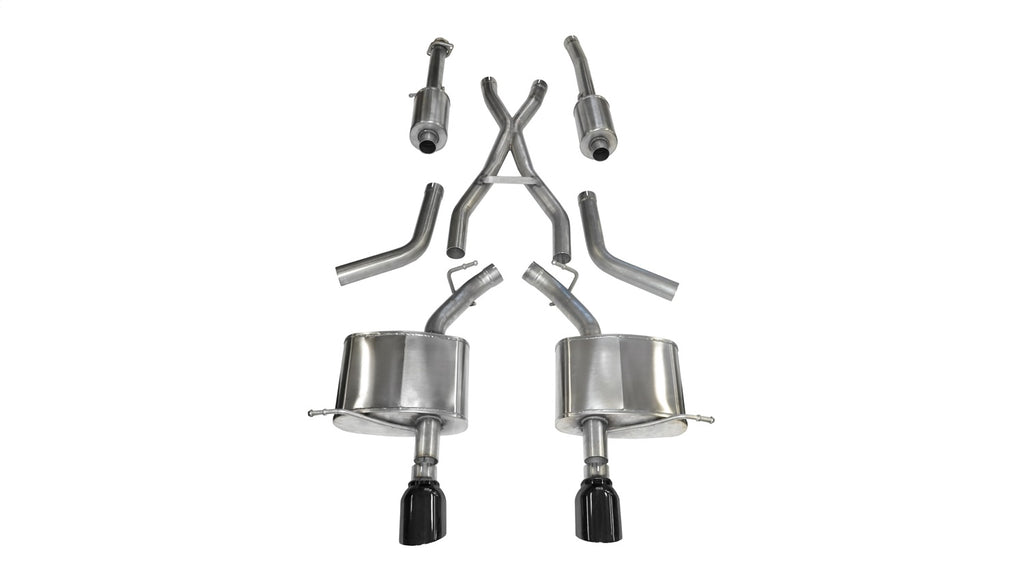 Corsa Performance 14459BLK Sport Cat-Back Exhaust System Fits 11-23 Durango