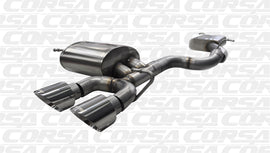 Corsa Performance 14496BLK Sport Cat-Back Exhaust System Fits 12-13 Golf R