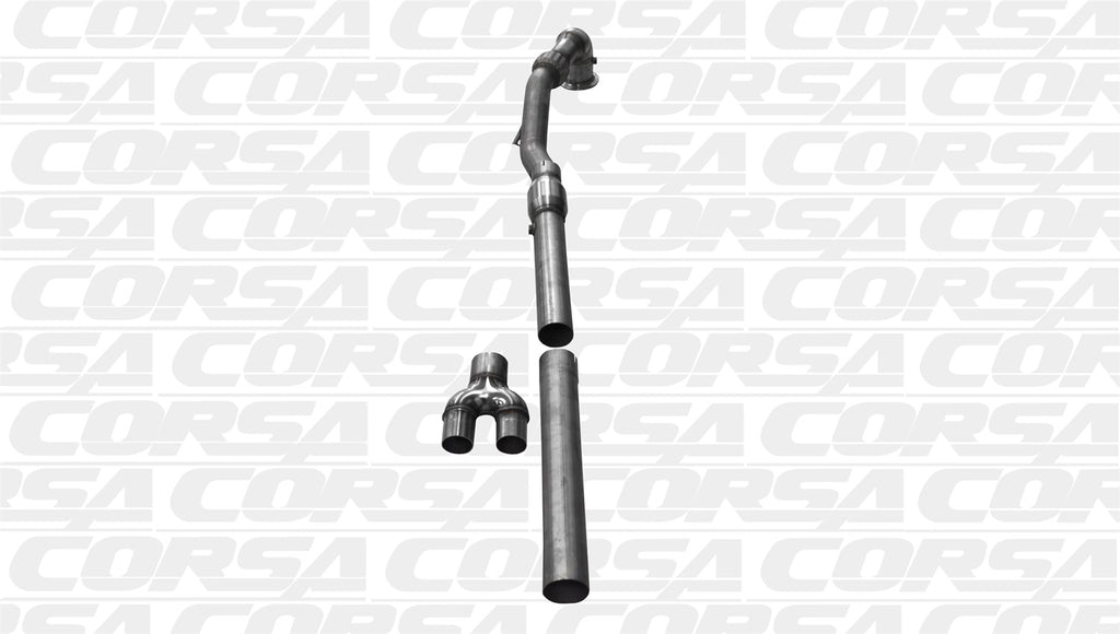 Corsa Performance 14507 Down Pipe Fits 12-13 TT Quattro