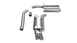 Corsa Performance 14532 Touring Cat-Back Exhaust System Fits 09-14 A4