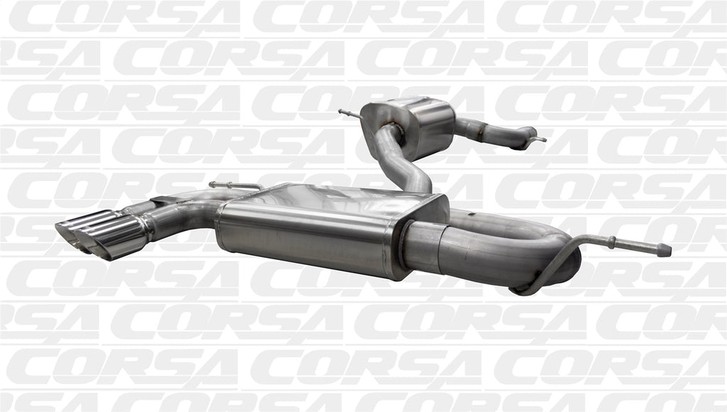Corsa Performance 14545BLK Touring Cat-Back Exhaust System Fits 06-13 A3