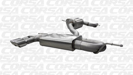 Corsa Performance 14545BLK Touring Cat-Back Exhaust System Fits 06-13 A3