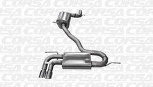 Load image into Gallery viewer, Corsa Performance 14545BLK Touring Cat-Back Exhaust System Fits 06-13 A3