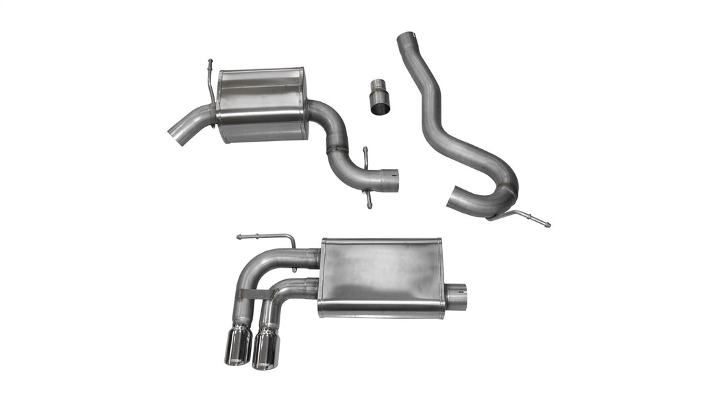 Corsa Performance 14587 Touring Cat-Back Exhaust System Fits 06 Golf