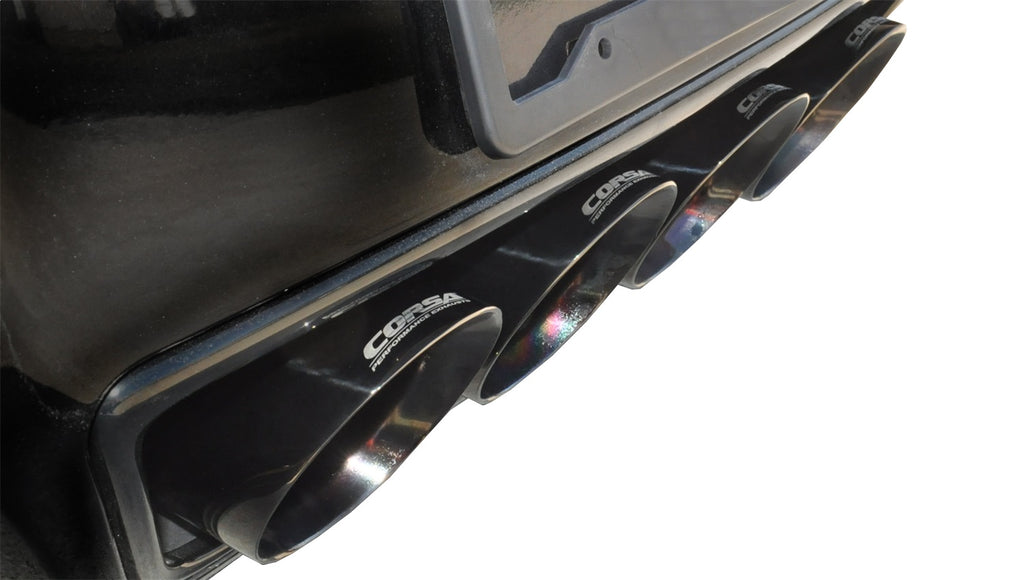 Corsa Performance 14768BLK Sport Axle-Back Exhaust System Fits 15-19 Corvette